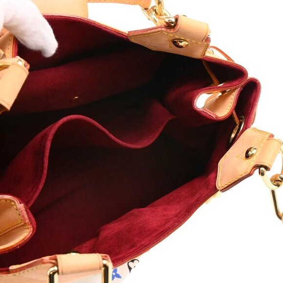 Louis Vuitton White Monogram Multicolor Ursula Handbag - Picture 4 of 10